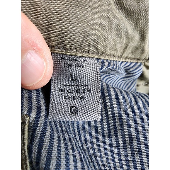 Levi's Utility Jacket Army Green Unisex Size Large - Picture 9 of 11